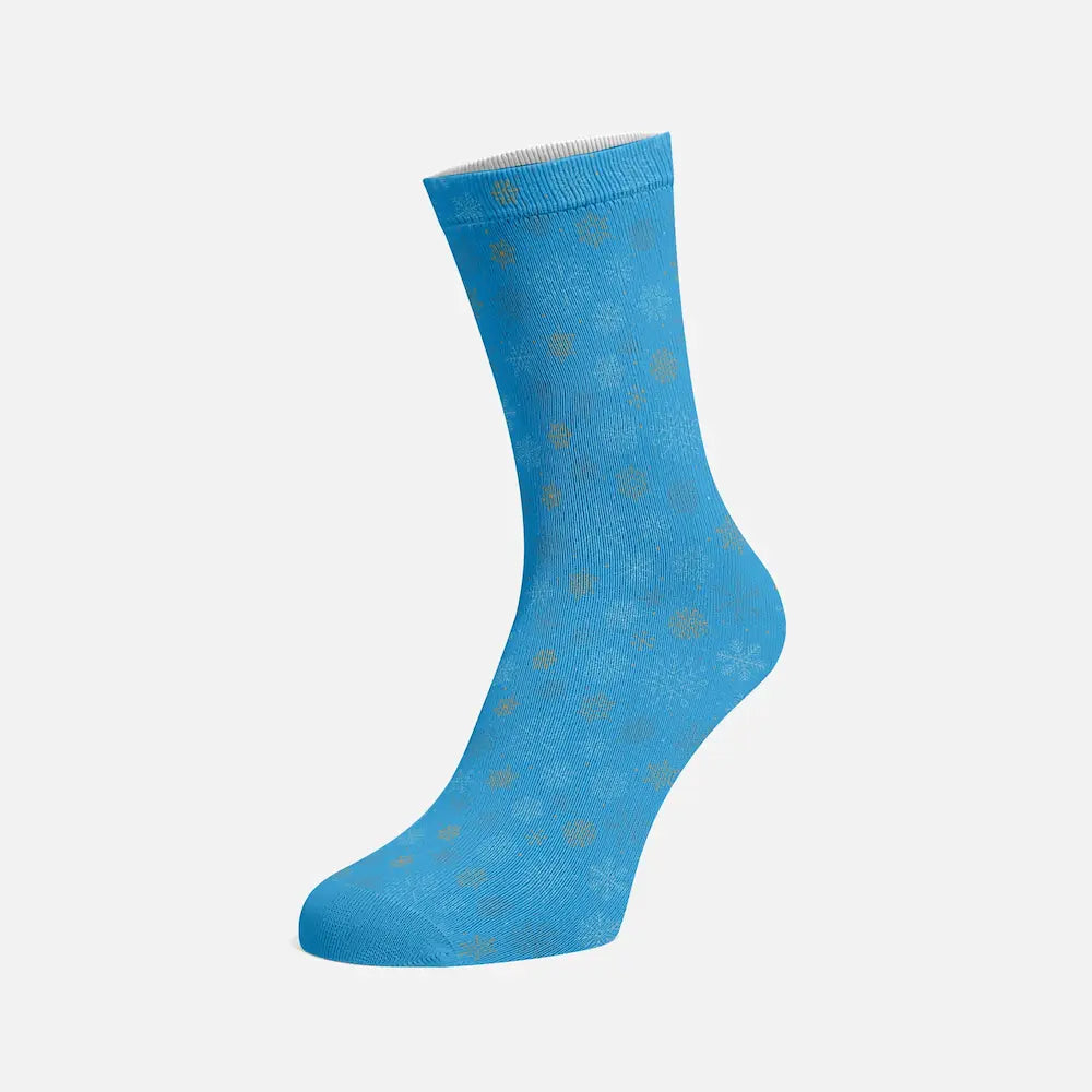 Chaussette Noël Personnalisée - Bleu
