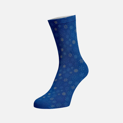 Chaussette Noël Personnalisée Bleu Marine