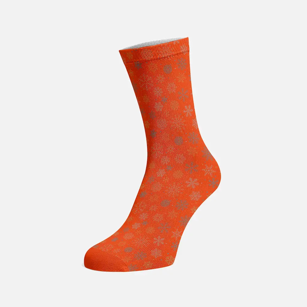 Chaussette Noël Personnalisée Orange