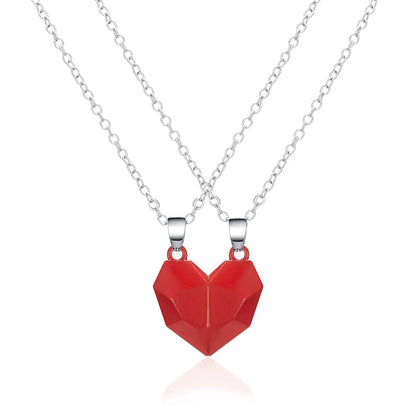 Collier Assorti Couple Rouge