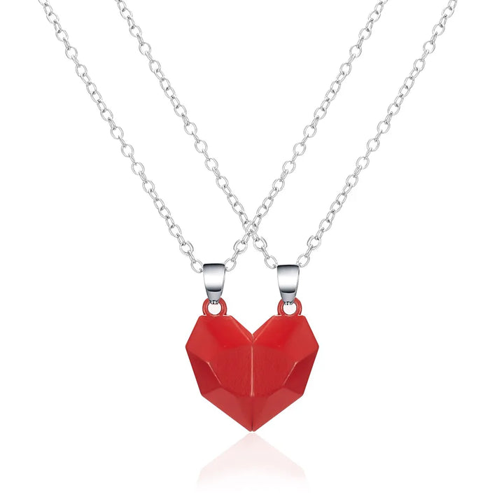 Collier Assorti Couple Rouge