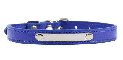 Collier Personnalisé Chat Bleu marine