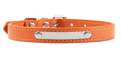 Collier Personnalisé Chat Orange