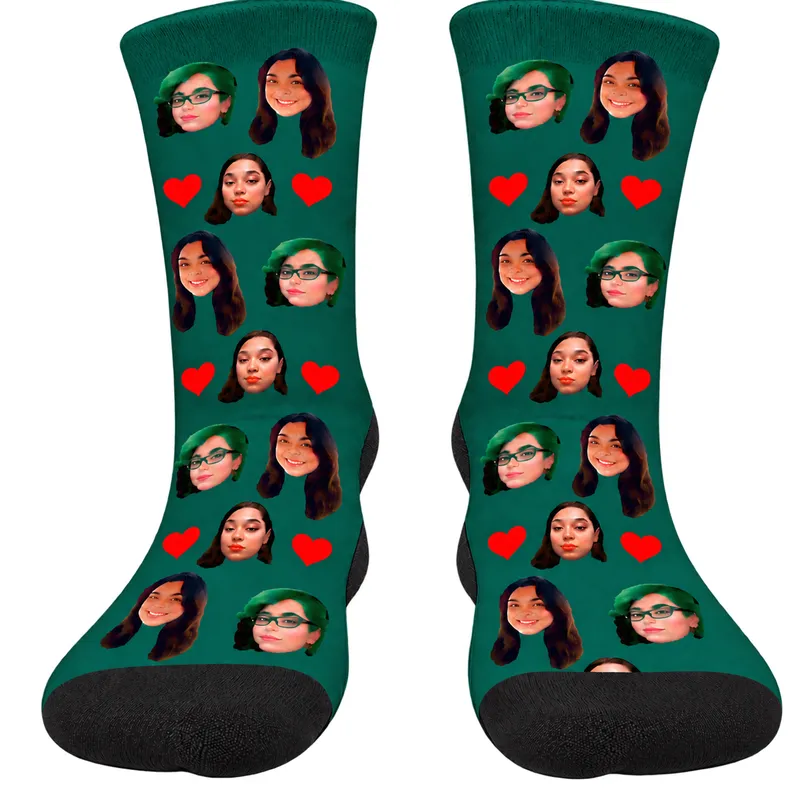 Chaussettes Personnalisées Émeraude