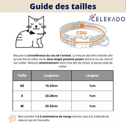 Collier Chat Personnalisé - Collier Chat Personnalisé