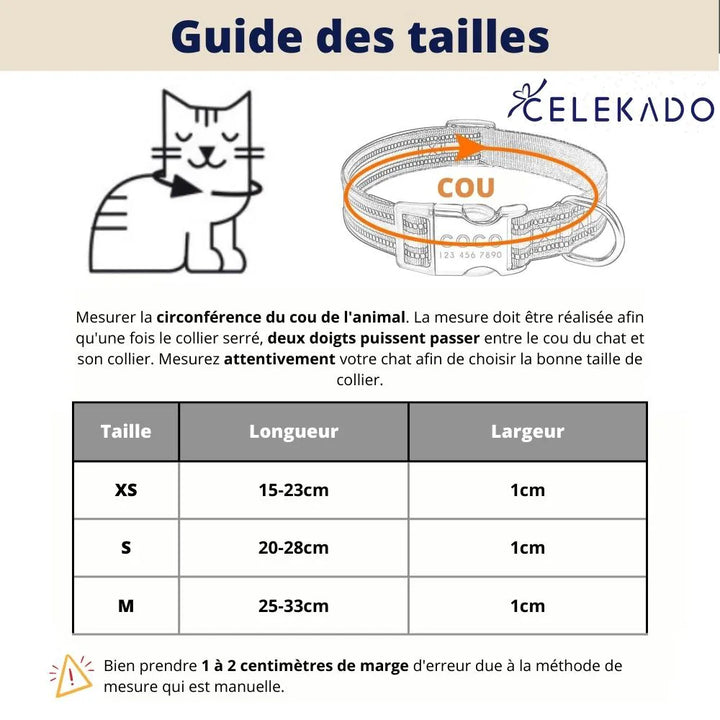 Collier Chat Personnalisé