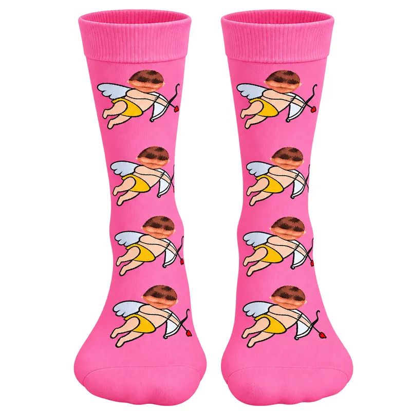 Chaussettes Personnalisées Fée Rose
