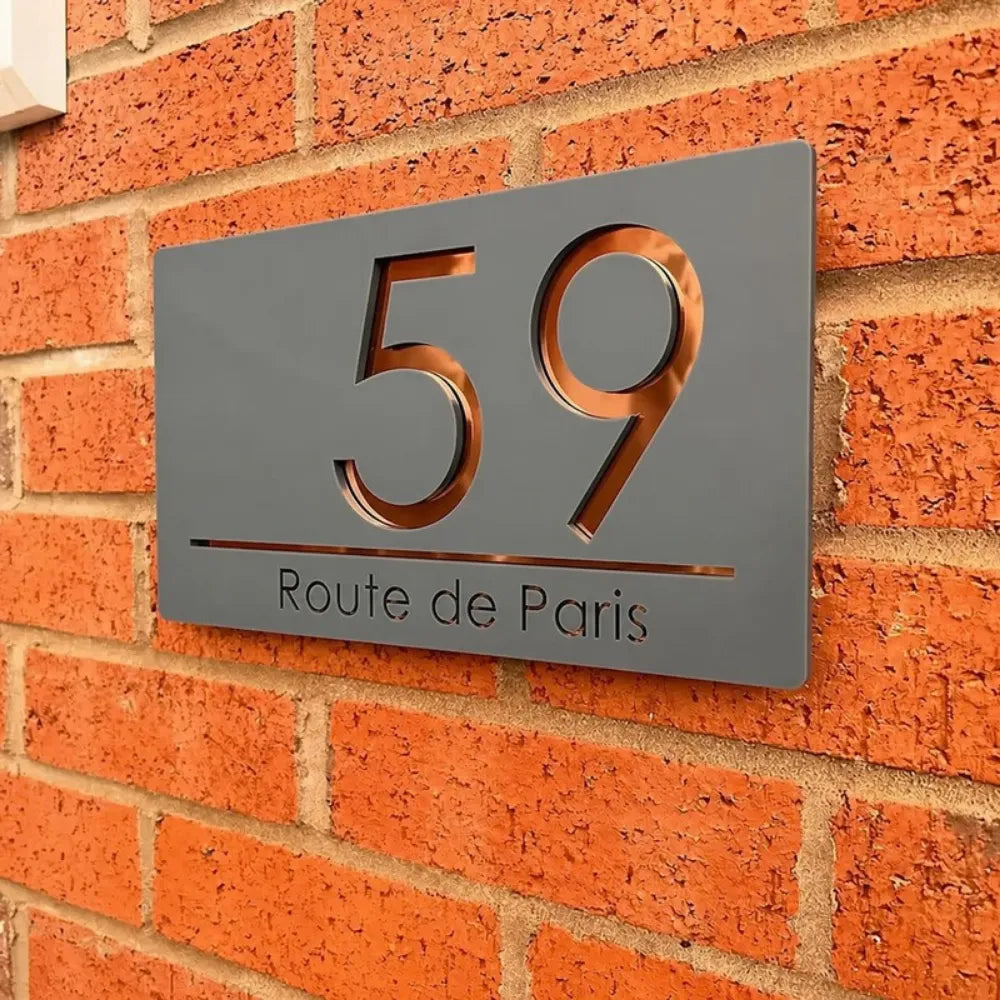 Plaque Adresse Maison