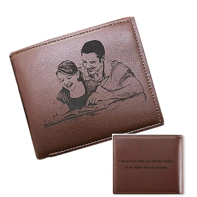 Jeweidea Portefeuille Personnalisé Homme Photo Portefeuille Homme Cuir Jeweidea Portefeuille Personnalisé Homme Photo Portefeuille Homme Cuir