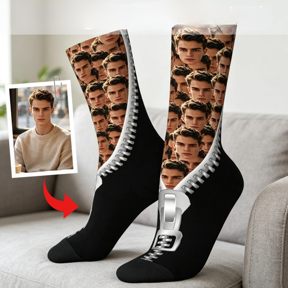 Chaussettes Personnalisées Originales Visages