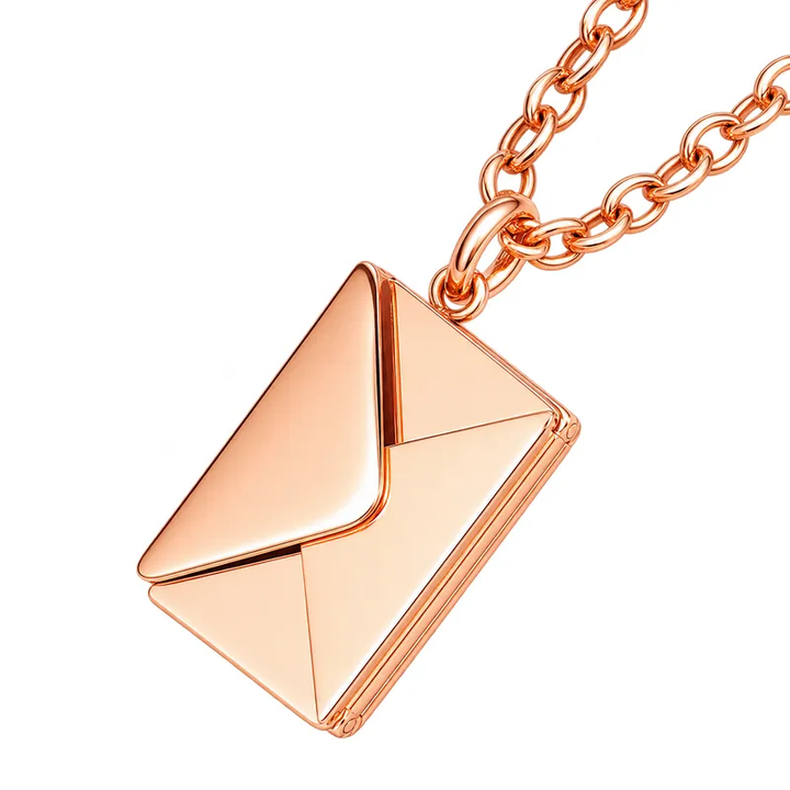 Collier Lettre Personnalisé Or Rose