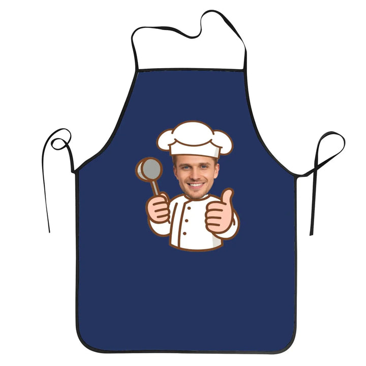 Tablier Personnalisé Cuisinier Bleu Foncé