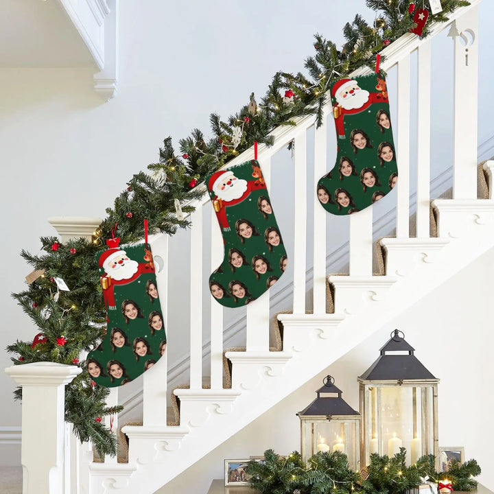 Chaussette de Noël Personnalisée Visage