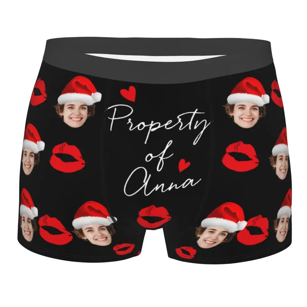 Boxer Personnalisé Noël