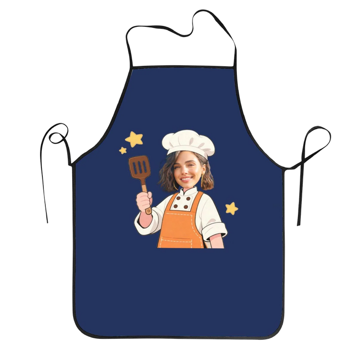 Tablier Personnalisé Avatar Bleu Foncé