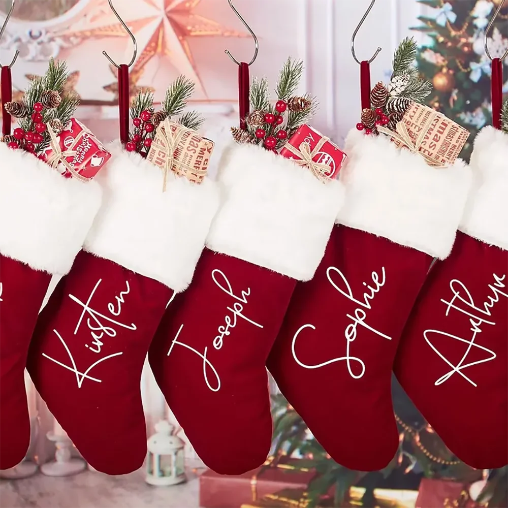 Chaussette de Noël Personnalisée Prénom