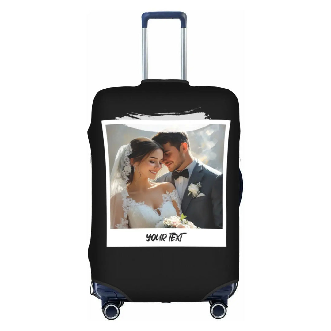 Housse de Valise Personnalisée Photo Noir