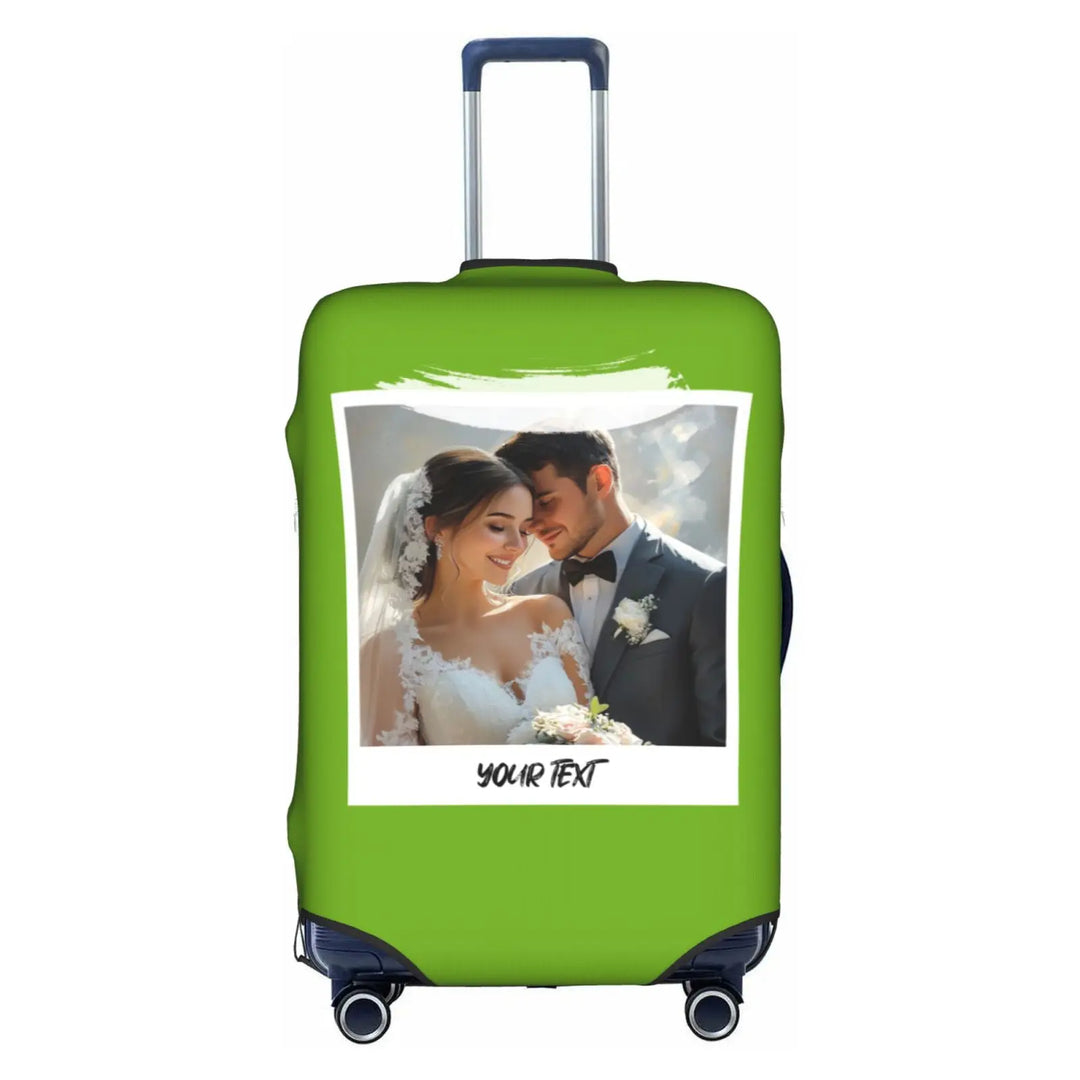 Housse de Valise Personnalisée Photo Vert