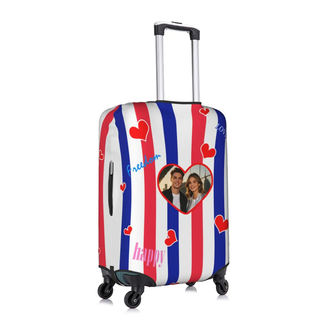 Housse de Valise Personnalisée Coeur
