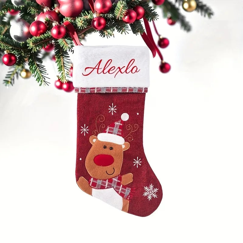 Chaussette de Noël Personnalisée Renne Default Title