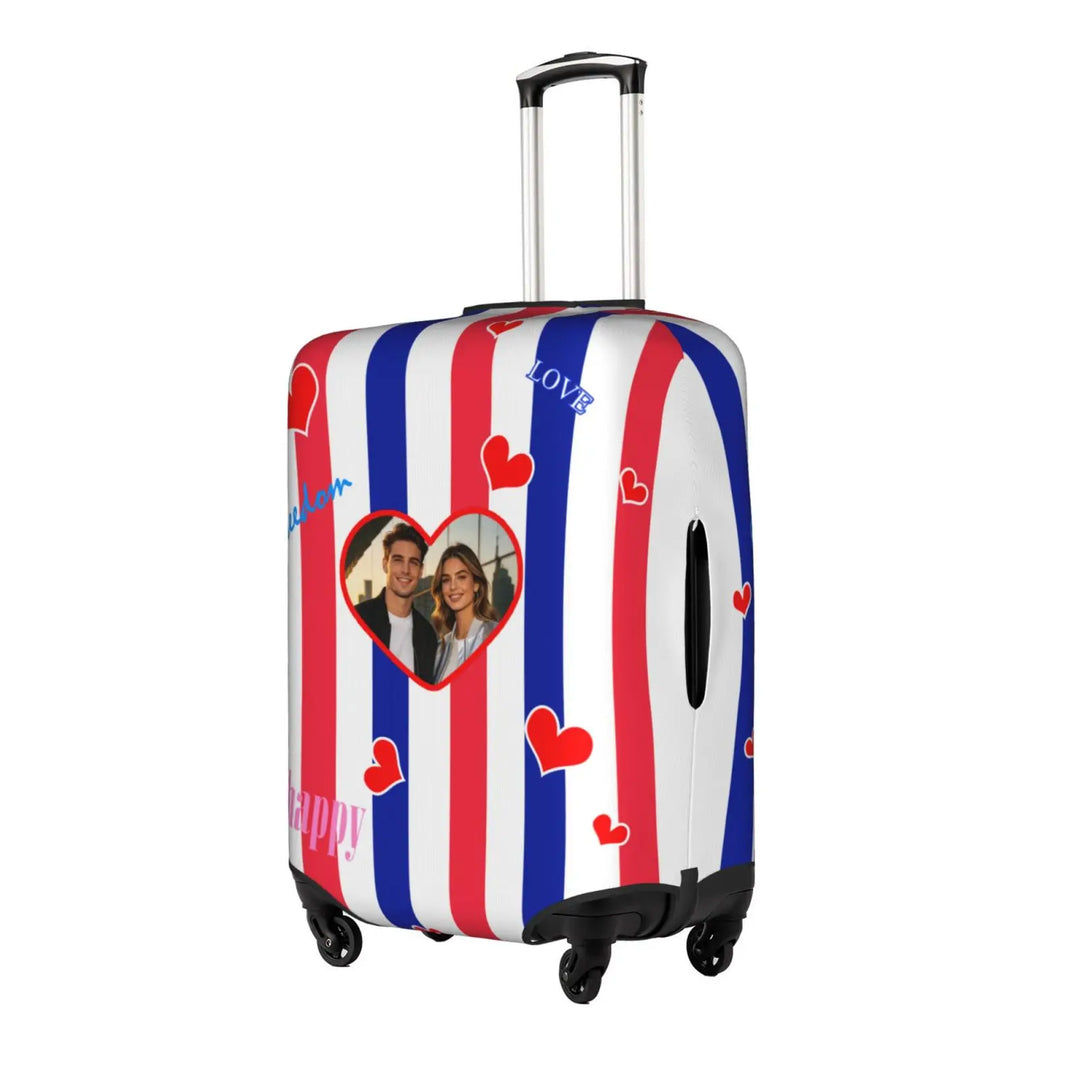 Housse de Valise Personnalisée Coeur