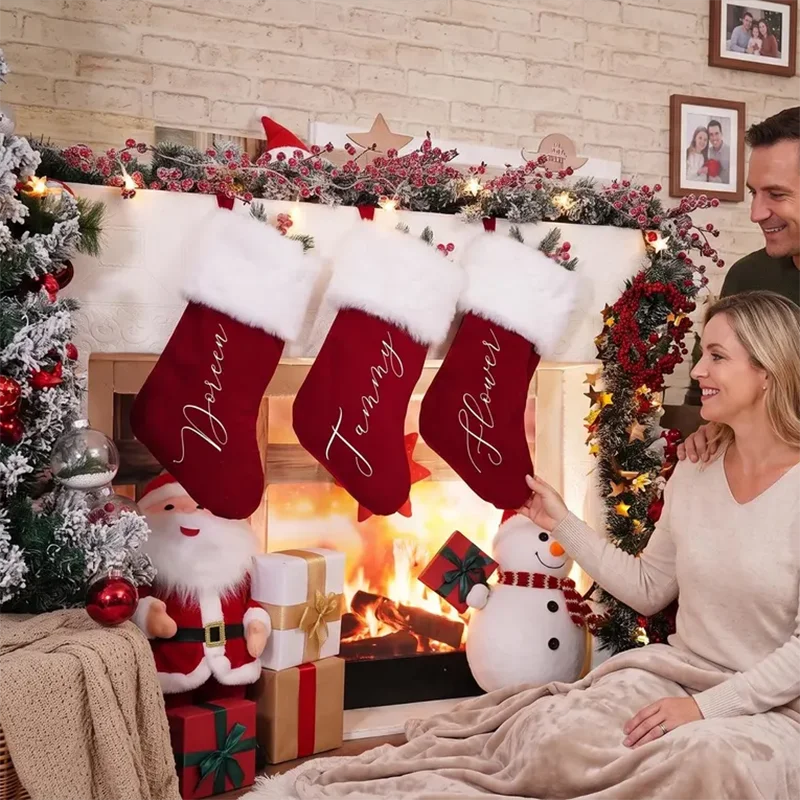 Chaussette de Noël Personnalisée Prénom