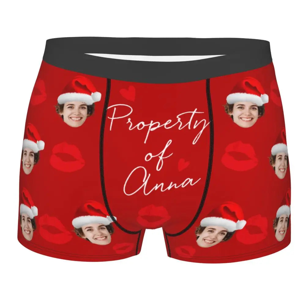Boxer Personnalisé Noël