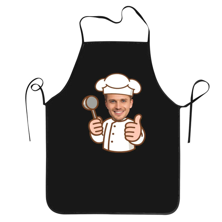 Tablier Personnalisé Cuisinier Noir