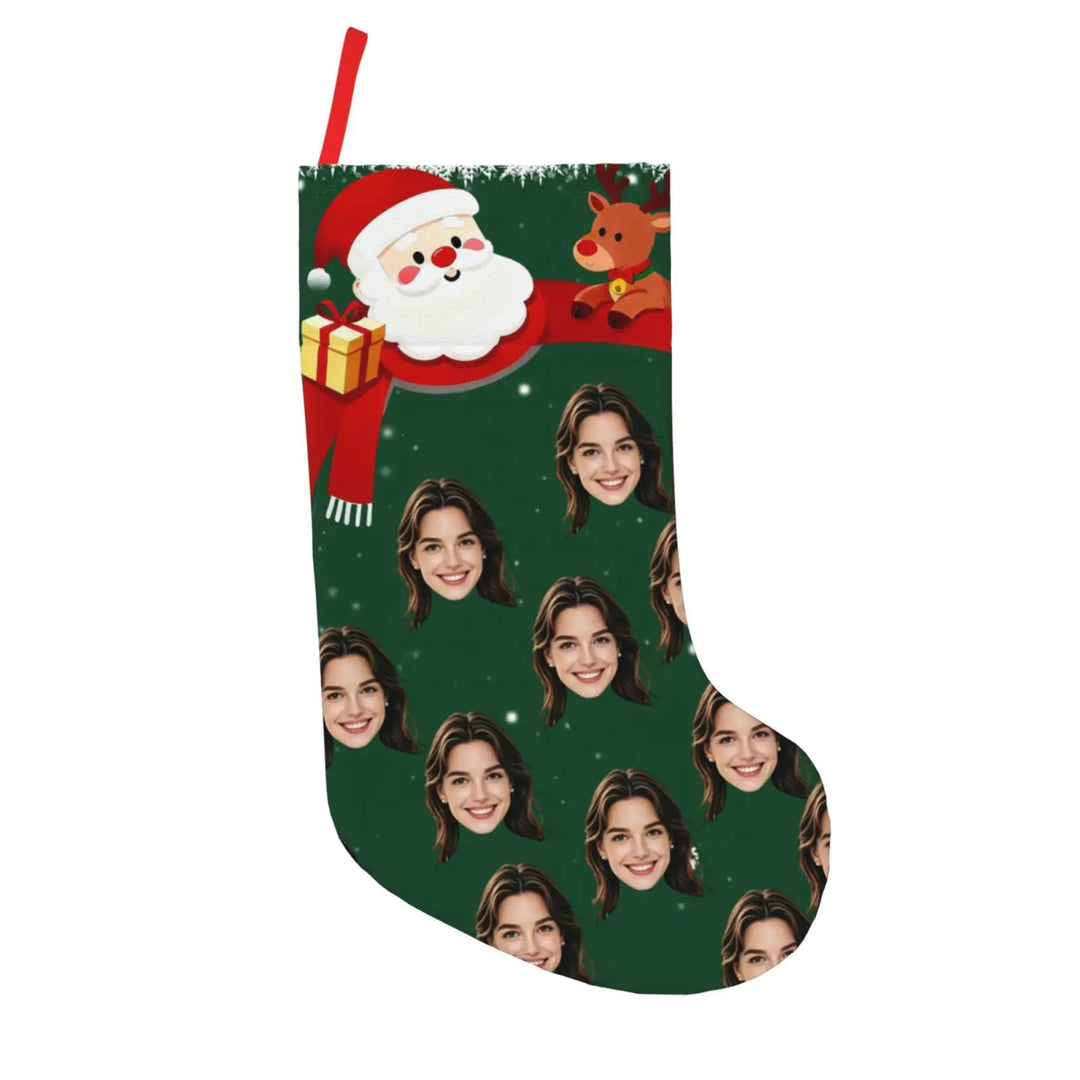 Chaussette de Noël Personnalisée Visage