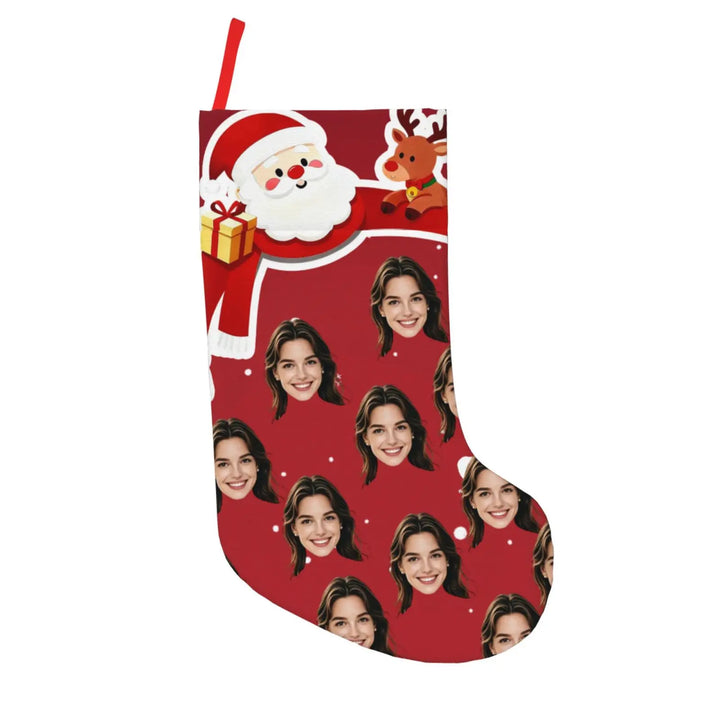 Chaussette de Noël Personnalisée Visage
