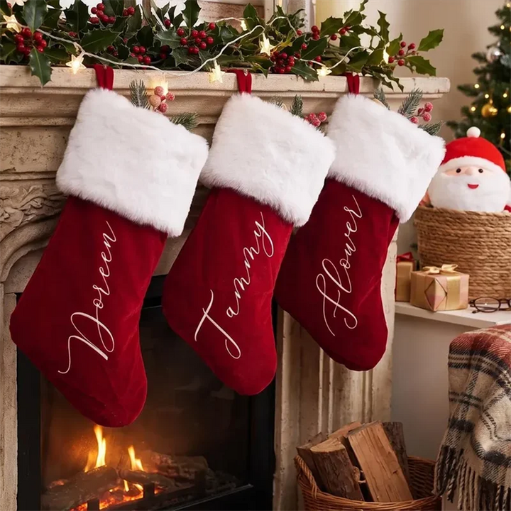 Chaussette de Noël Personnalisée Prénom