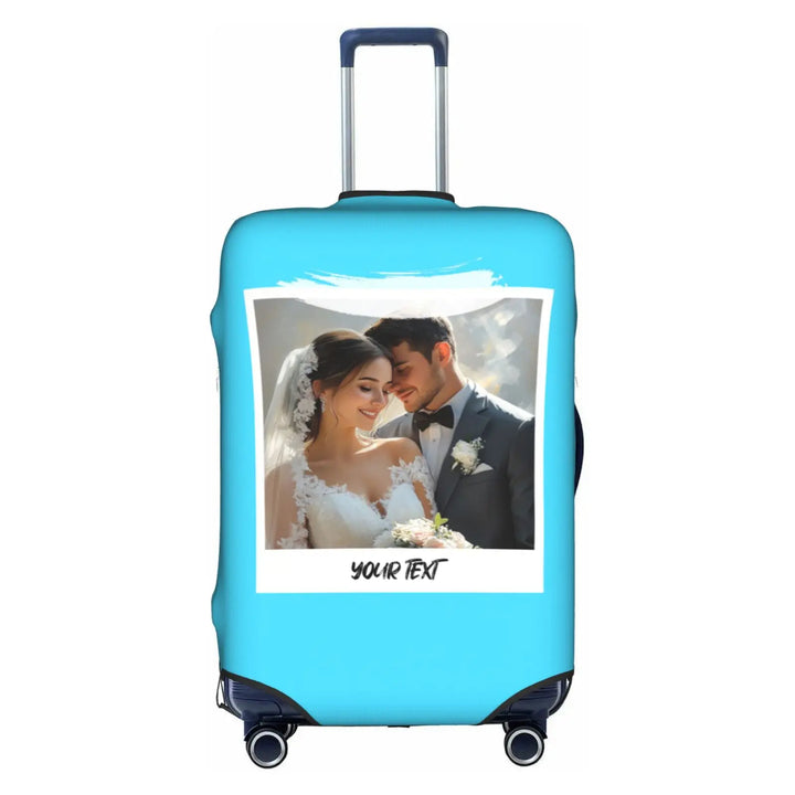 Housse de Valise Personnalisée Photo Bleu Ciel