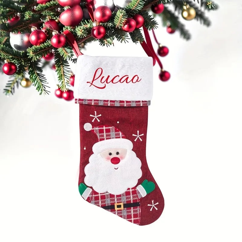 Chaussette de Noël Personnalisée Père Noël Default Title