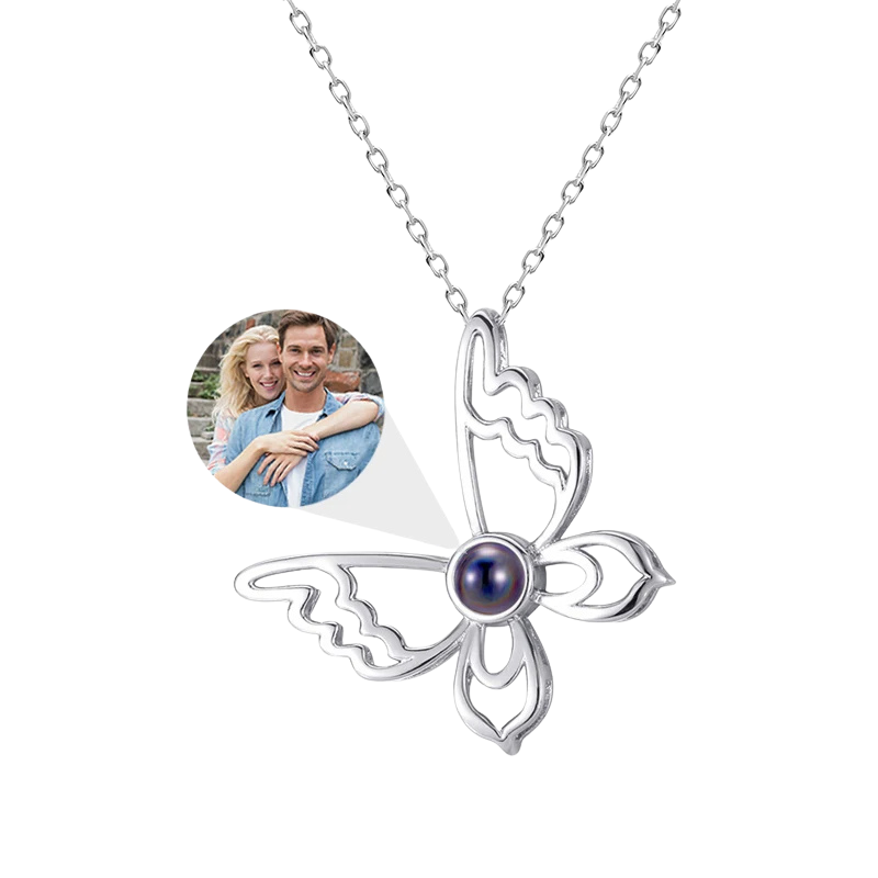 Collier Personnalisé Pendentif Papillon