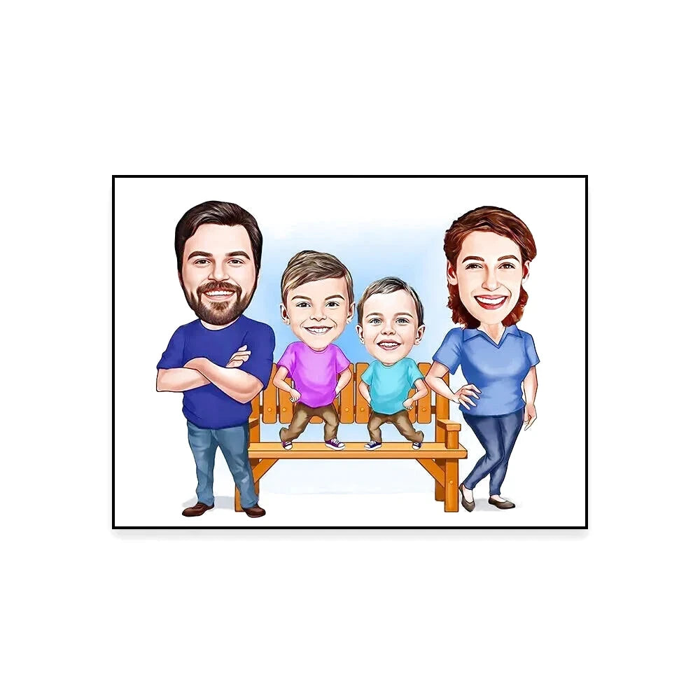 Affiche Famille Personnalisée 80x120cm