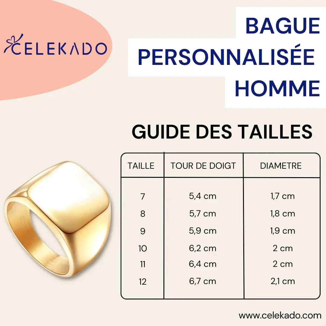 Bague Personnalisable Homme