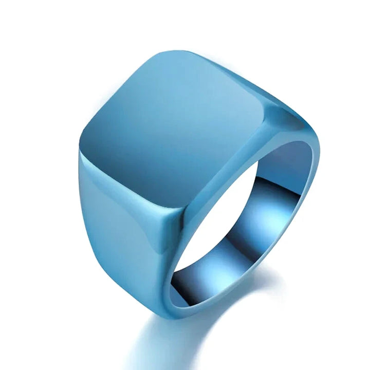 Bague Personnalisable Homme Bleu
