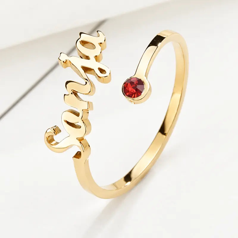 Bague Prénom Femme Or