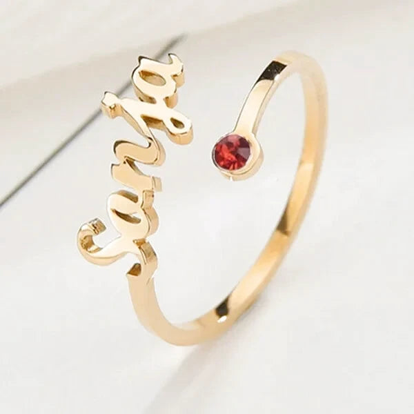 Bague Prénom Or