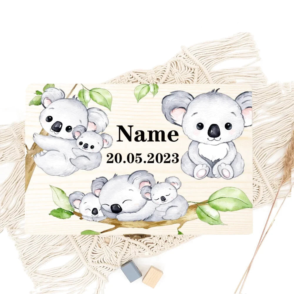 Boite en Bois Personnalisable Koala