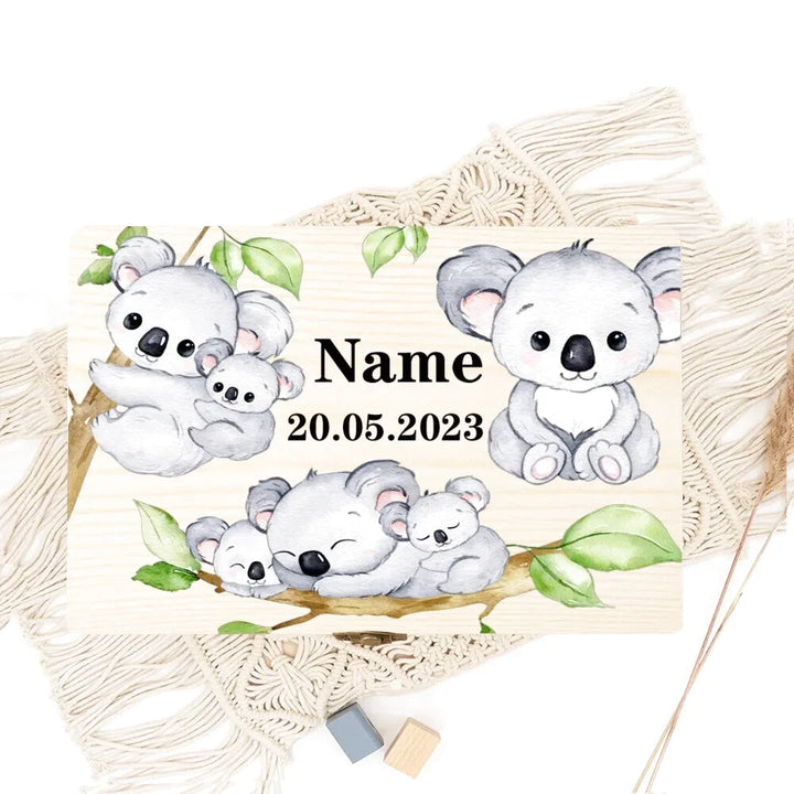 Boite en Bois Personnalisable Koala