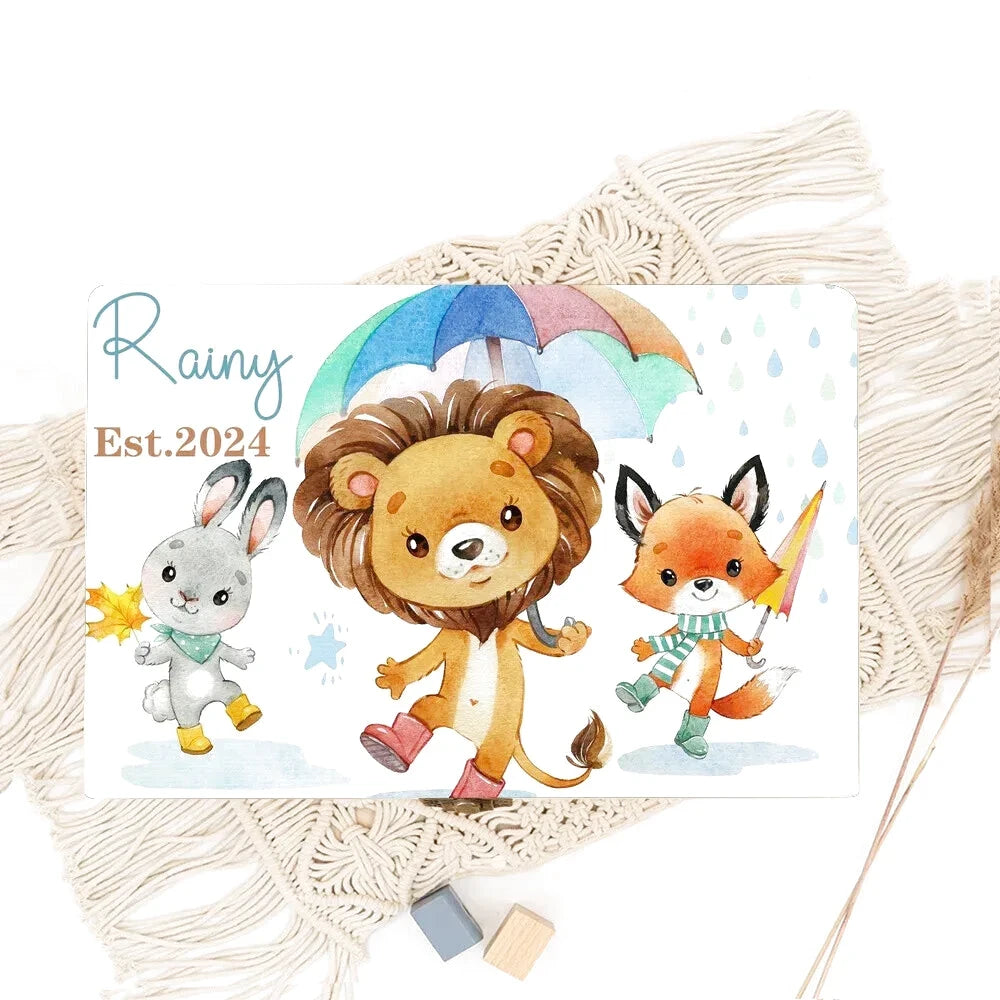 Boite en Bois Personnalisable Lion