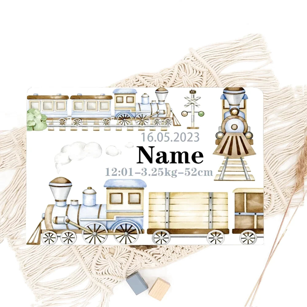 Boite en Bois Personnalisable Train