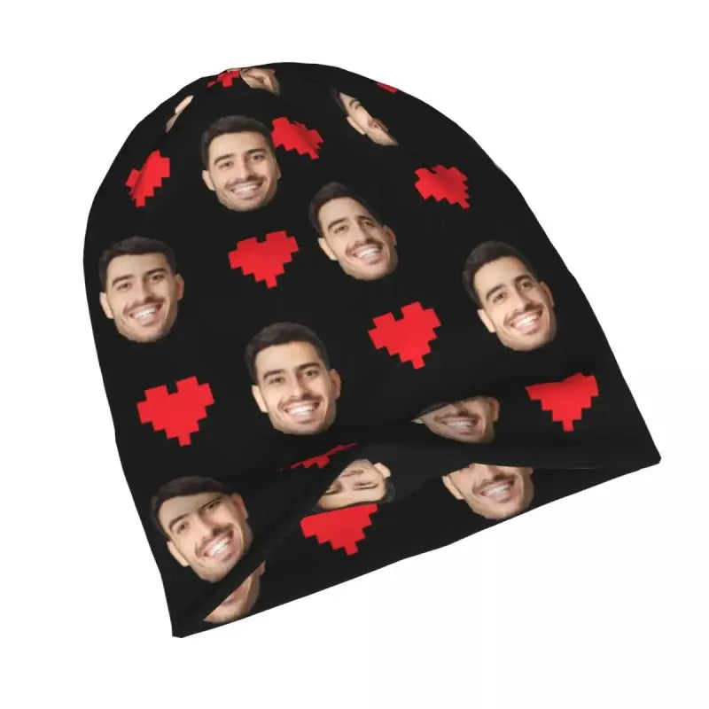 Bonnet Personnalisé Photo Noir