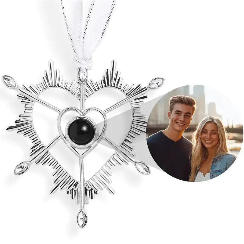 Boule de Noël Cœur Personnalisée