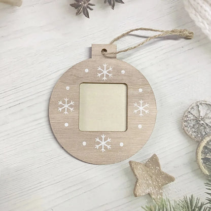 Boule de Noël Personnalisée avec Photo - Rond