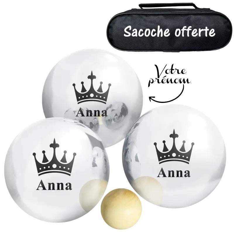 Boules de Pétanque à Personnaliser Queen
