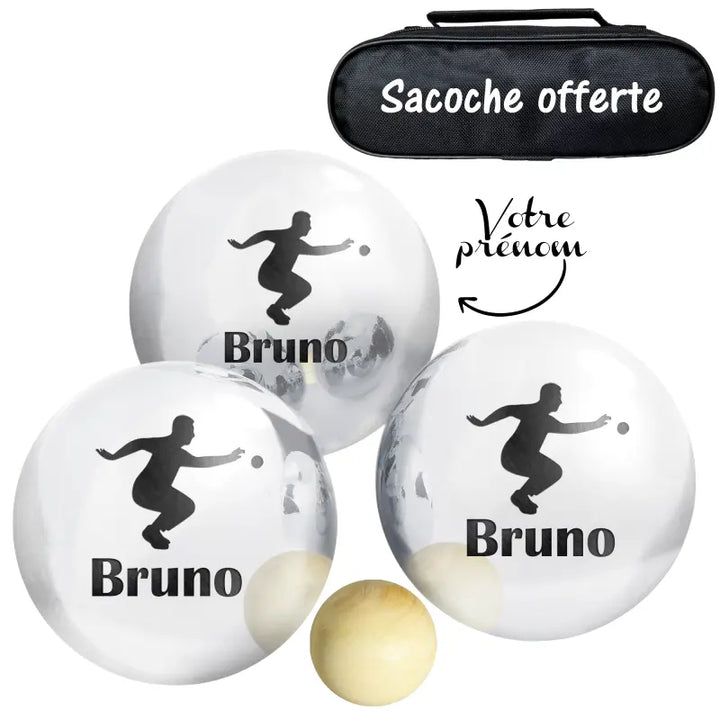 Boules de Pétanque Homme Personnalisées