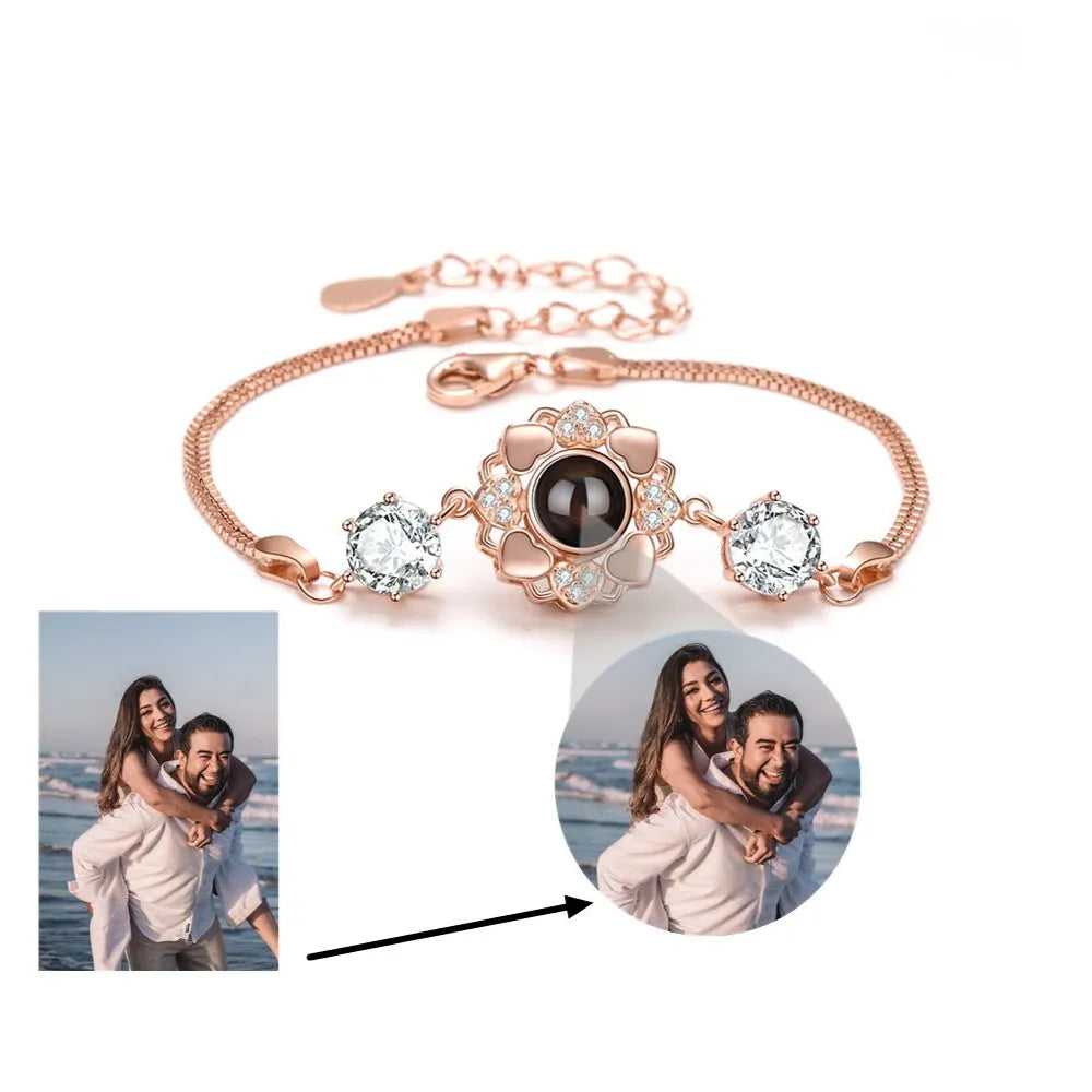 Bracelet avec Photo en Argent - Bracelet avec Photo en Argent