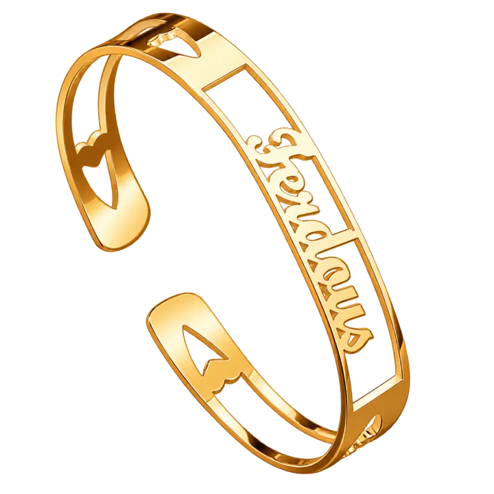 Bracelet Cœur Personnalisé Cœur Or